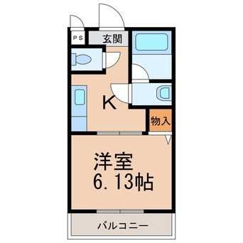 間取図 南海本線/和歌山市駅 バス15分小松原五丁目下車:停歩2分 2階 築22年