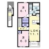 和歌山線/布施屋駅 徒歩44分 2階 建築中 2LDKの間取り