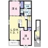 南海本線/和歌山市駅 バス:9分:停歩7分 2階 築浅 2LDKの間取り