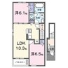 和歌山線/布施屋駅 徒歩45分 2階 建築中 2LDKの間取り