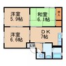 阪和線・羽衣線/和歌山駅 バス:15分:停歩7分 1階 築23年 3DKの間取り