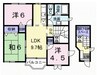 和歌山線/田井ノ瀬駅 徒歩29分 2階 築26年 3LDKの間取り