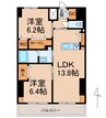 阪和線・羽衣線/和歌山駅 徒歩7分 9階 建築中 2LDKの間取り