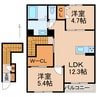 阪和線・羽衣線/紀伊中ノ島駅 徒歩25分 2階 建築中 2LDKの間取り