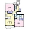 きのくに線・紀勢本線/和歌山市駅 バス:16分:停歩6分 1階 築17年 2LDKの間取り