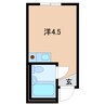 ハイツフローラル福町 1Rの間取り