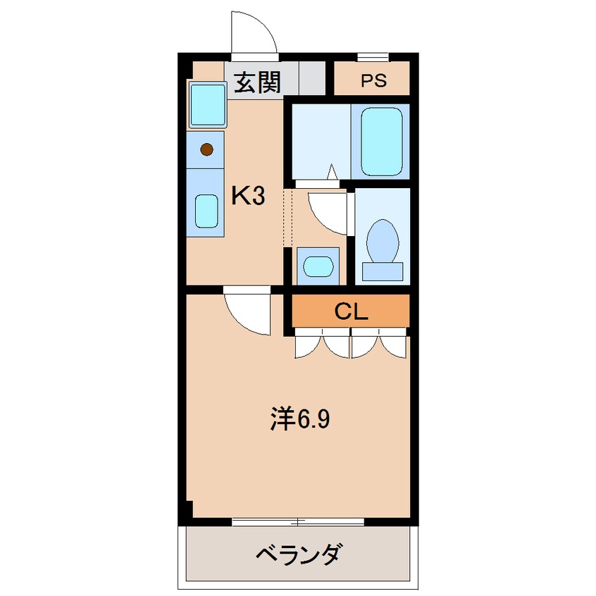 間取図 ソルヤード本町