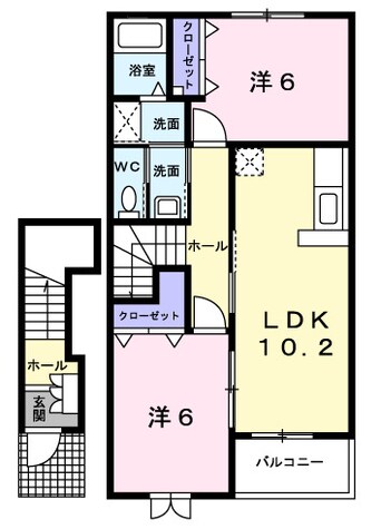 間取図 南海高野線/橋本駅 徒歩14分 2階 築18年