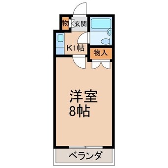 間取図 ロイヤルコーポ中之島