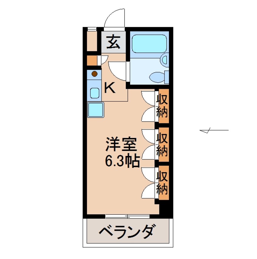 間取図 ライズワン和歌山St