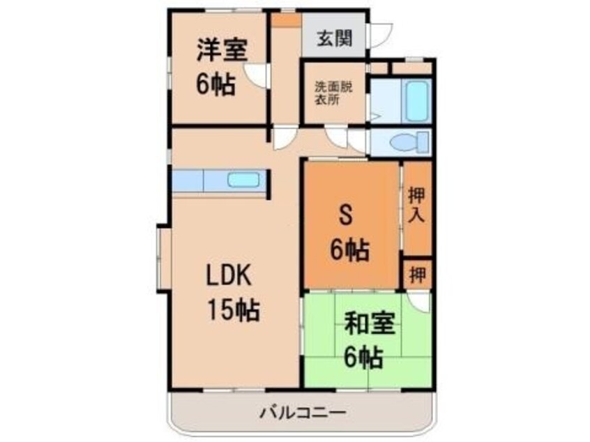 間取図 ヴィラ小松原