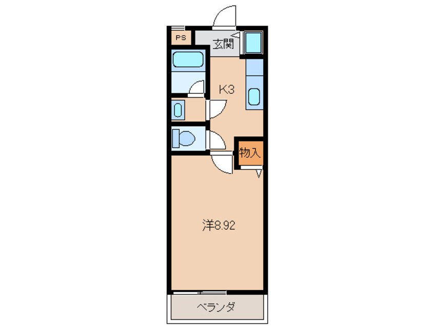 間取図 南海本線/和歌山市駅 バス12分花王橋下車:停歩6分 2階 築18年