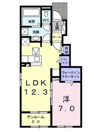 間取図 和歌山線/下井阪駅 徒歩16分 1階 築2年