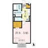 南海加太線/東松江駅 徒歩8分 2階 築17年 1Kの間取り