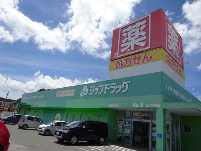 ジップドラッグ 貴志川長山店(ドラッグストア)まで120m 和歌山電鉄貴志川線/西山口駅 徒歩3分 2階 築14年