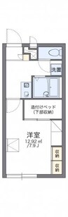 レオパレスソレイユ 1Kの間取り