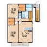 和歌山電鉄貴志川線/田中口駅 徒歩8分 2階 築18年 2LDKの間取り