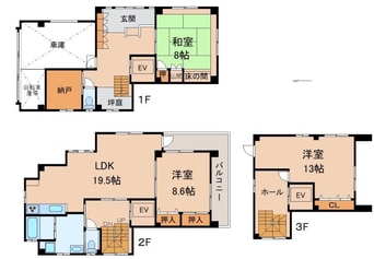 間取図 一戸建15457