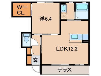 間取図 和歌山線/岩出駅 徒歩6分 1階 築11年