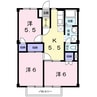 南海本線/紀ノ川駅 徒歩41分 2階 築29年 3Kの間取り