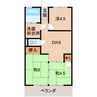 オリエント砂山 3DKの間取り
