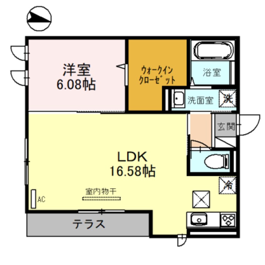 間取図 きのくに線・紀勢本線/宮前駅 徒歩3分 1階 築2年