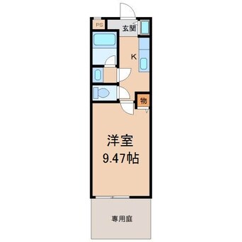 間取図 和歌山電鉄貴志川線/日前宮駅 徒歩13分 1階 築19年