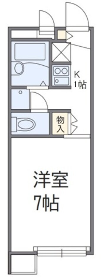 間取図 アベニール三沢