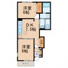 和歌山線/布施屋駅 徒歩27分 1階 築19年 2DKの間取り