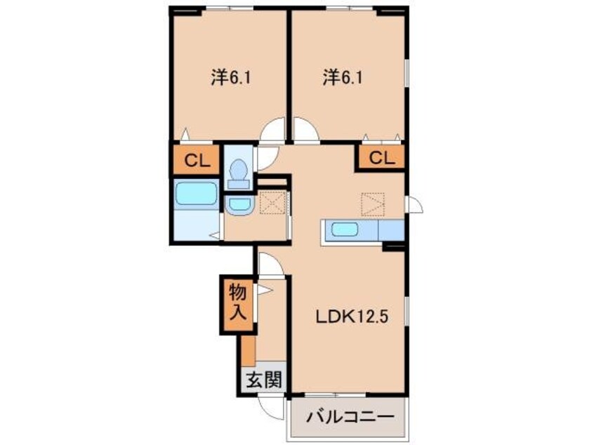 間取図 和歌山電鉄貴志川線/岡崎前駅 徒歩17分 1階 築9年