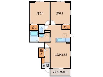 間取図 和歌山電鉄貴志川線/岡崎前駅 徒歩17分 1階 築9年