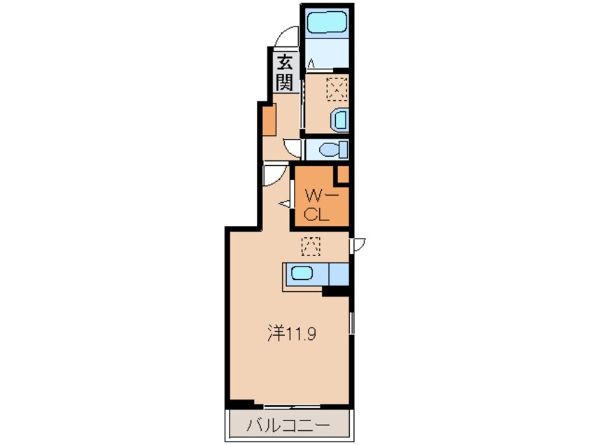 間取図 南海本線/紀ノ川駅 徒歩14分 1階 築11年