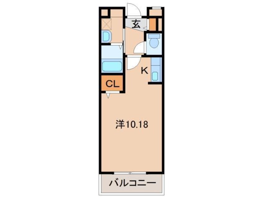 間取図 阪和線・羽衣線/紀伊中ノ島駅 徒歩9分 1階 築12年