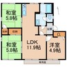南海本線/和歌山市駅 バス:15分:停歩5分 1階 築35年 3LDKの間取り
