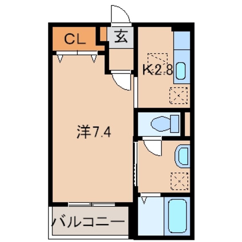 間取図 きのくに線・紀勢本線/紀三井寺駅 徒歩30分 1階 築7年