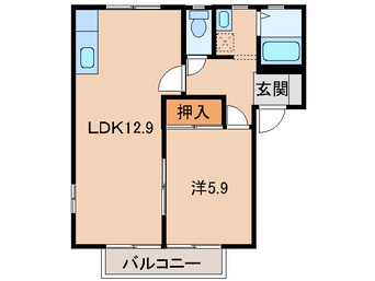 間取図 南海加太線/二里ケ浜駅 徒歩4分 2階 築28年