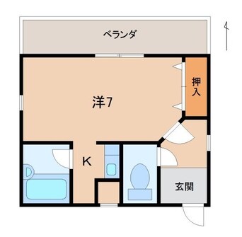 間取図 シャルマンフジ和歌山拾参番館