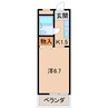 丸八ビル 1Kの間取り