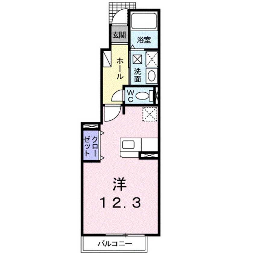 間取図 南海本線/和歌山市駅 バス19分秋葉山下車:停歩7分 1階 築17年