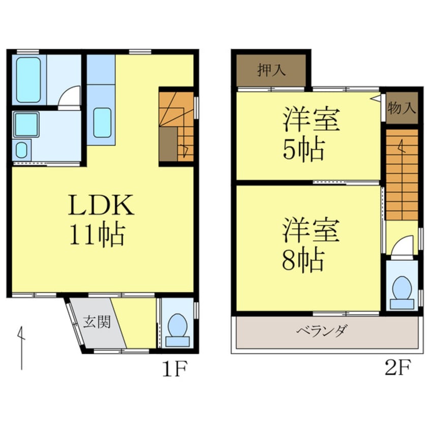 間取図 一戸建14410