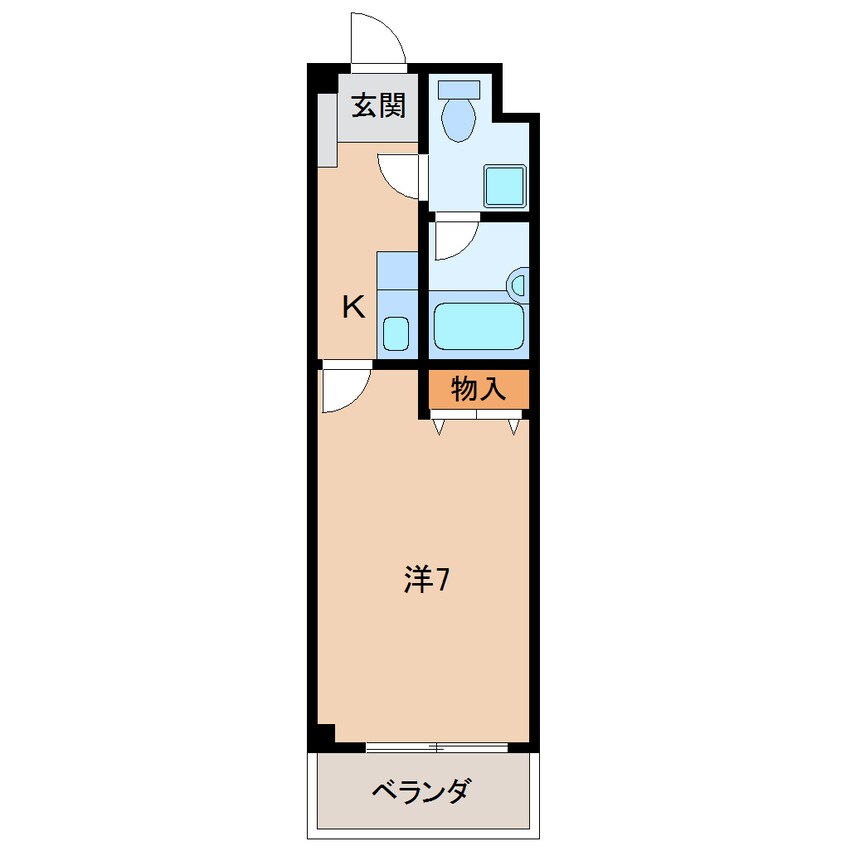 間取図 リブラ１０番丁