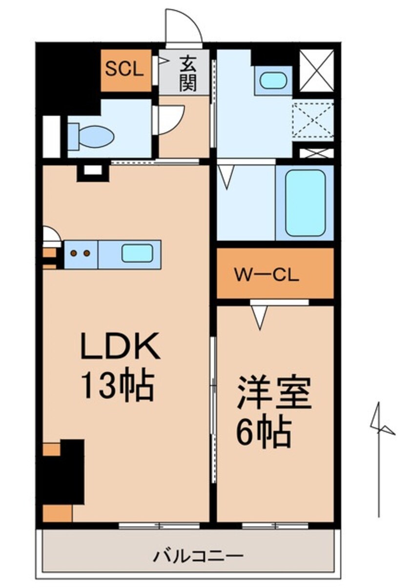 間取図 阪和線・羽衣線/和歌山駅 徒歩7分 3階 建築中