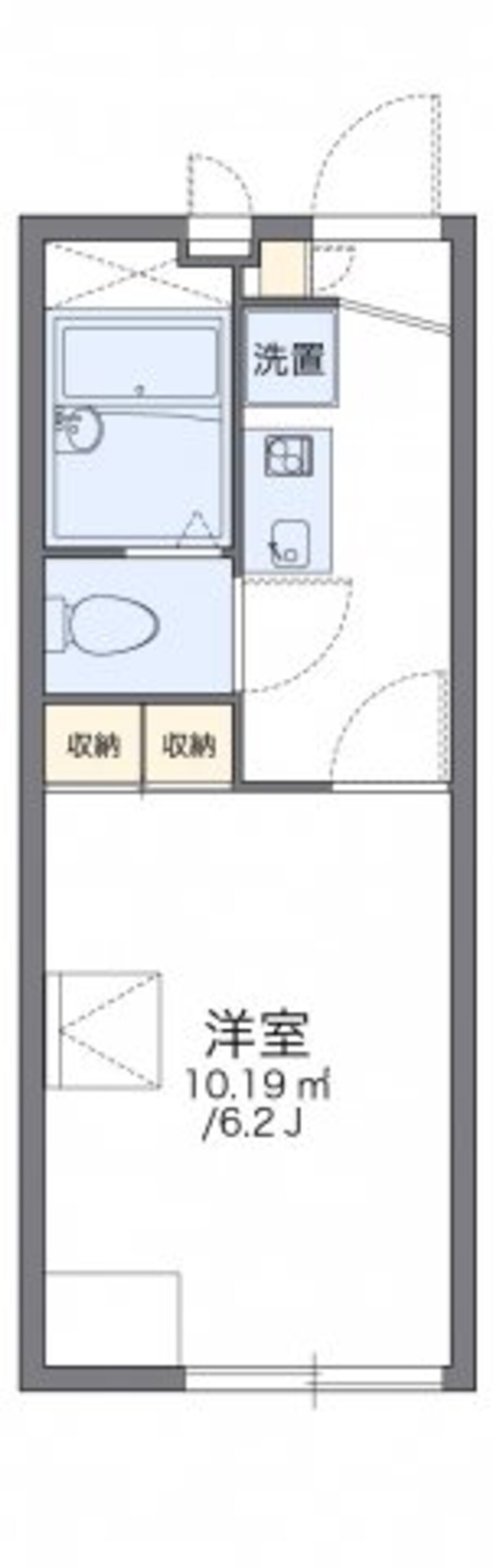 間取図 レオパレス小人町