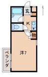 シャルマンフジ和歌山拾参番館 1Kの間取り