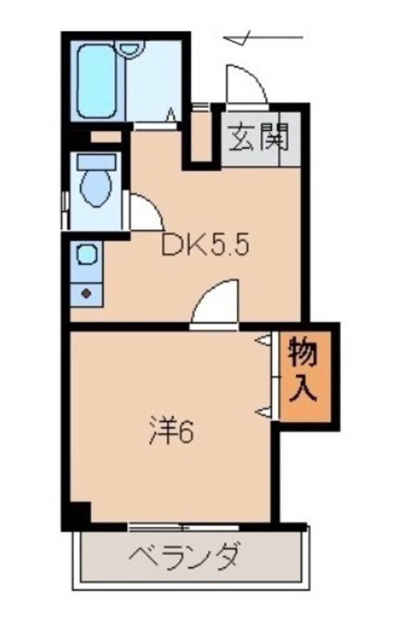 間取図 シティガーデン舟大工