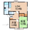 きのくに線・紀勢本線/紀三井寺駅 徒歩15分 1階 築30年 2LDKの間取り