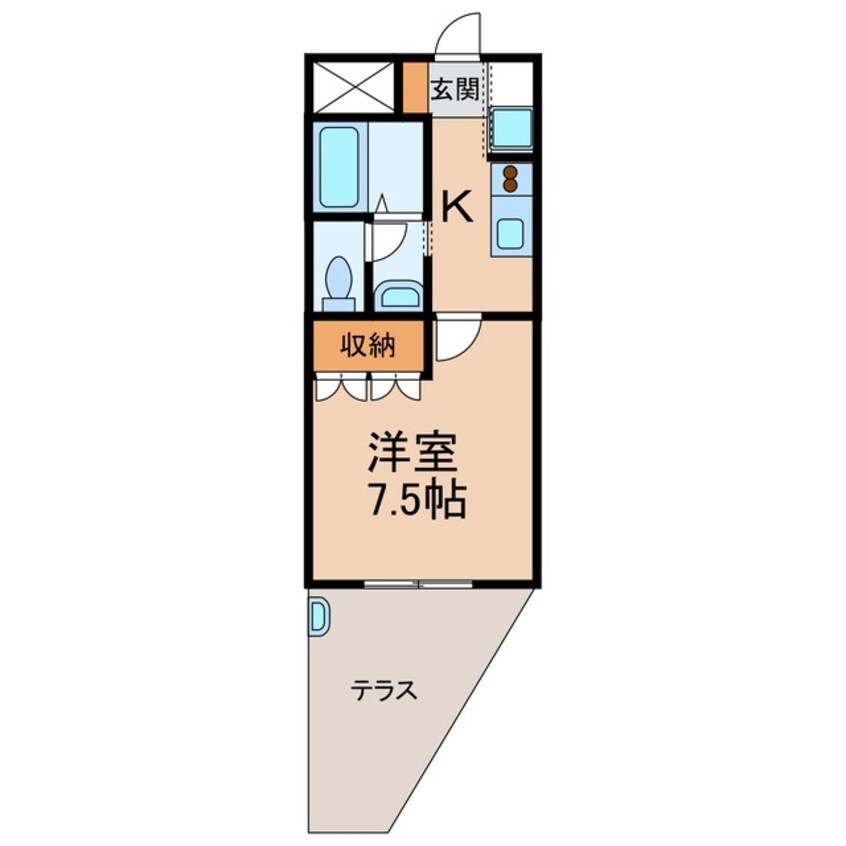 間取図 南海高野線/橋本駅 徒歩9分 1階 築20年