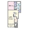 和歌山線/岩出駅 徒歩34分 1階 1年未満 1LDKの間取り