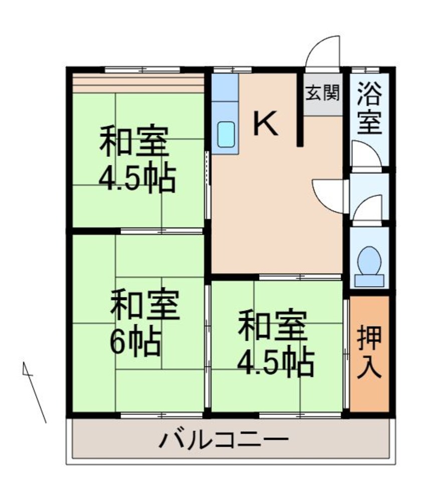 間取図 阪和ビル