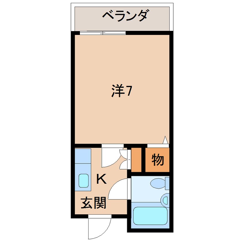 間取図 シャルマンフジ湊北町弐番館